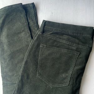 Forest green CORDUROY pants